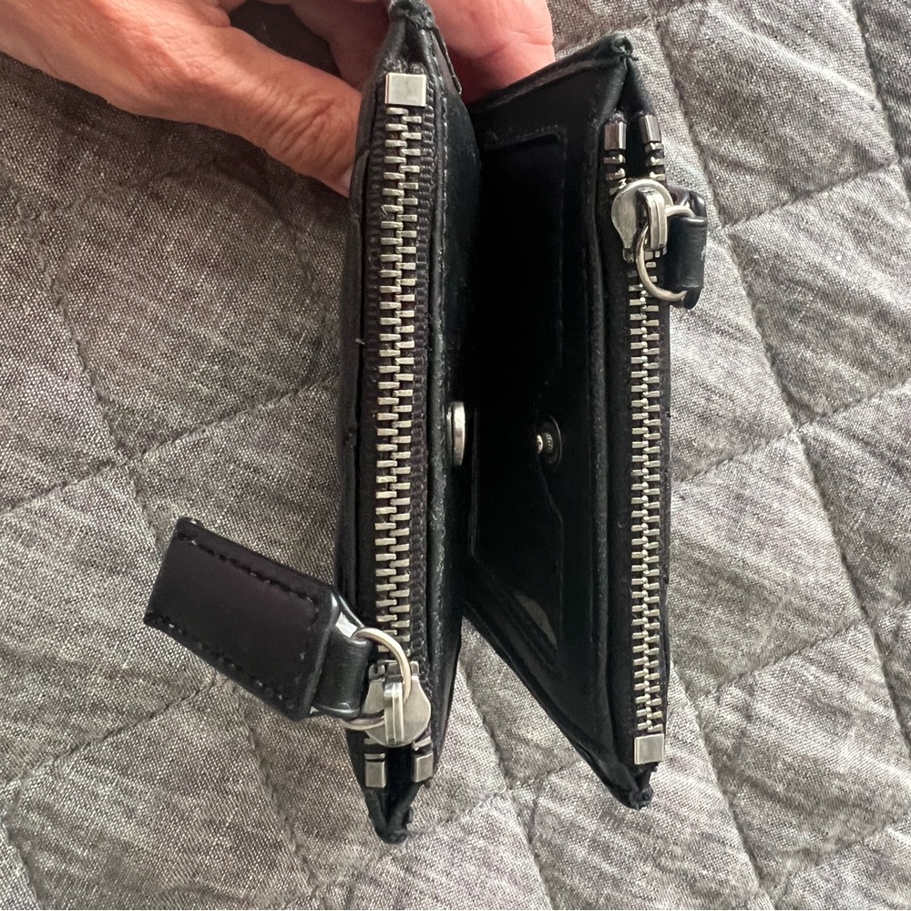 Kurt Geiger Black Quilted Wallet - Picture 3 of 5